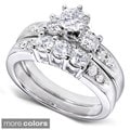 14k Gold 1 1/4ct TDW Diamond Bridal Ring Set (H-I, I1-I2)