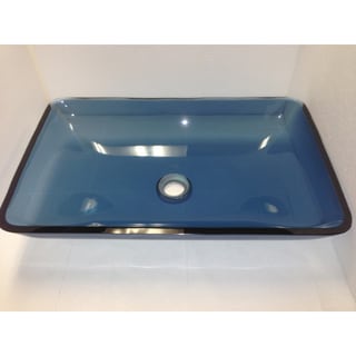 Indivar BTR-005-NY0087 Glass Vessel Bathroom Sink