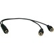 Tripp Lite 3.5mm Mini Stereo Cable adapter Y Splitter for Speakers an