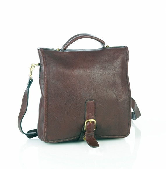 Aston Leather Convertible Messenger Bag 11348585