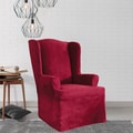 Stretch Suede Wingchair Slipcover