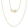 Fremada 10k Yellow Gold 0.6-mm Box Chain (16"-24")