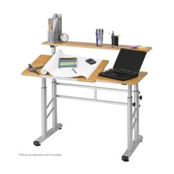Save Price Safco Height Adjustable Split Level Office Desk/ Drafting Table