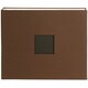 American Crafts Brown Cloth D-ring Scrapbook Album
