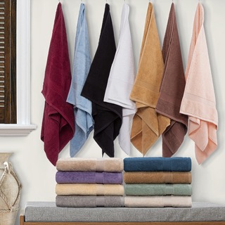 Superior Collection Luxurious Egyptian Cotton Bath Sheet (Set of 2)