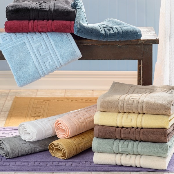 Superior Collection Luxurious Egyptian Cotton Bath Mat (Set of 2