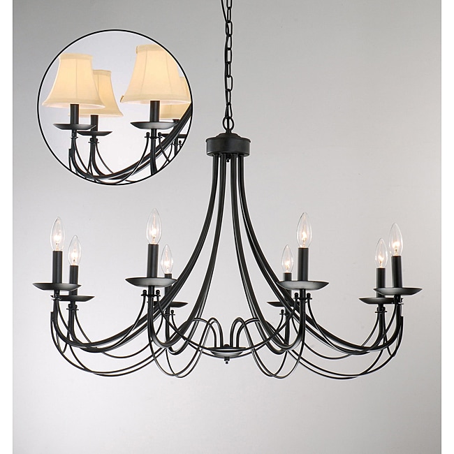 black chandelier