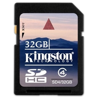 Kingston 32GB Secure Digital High Capacity (SDHC) Card - Class 4