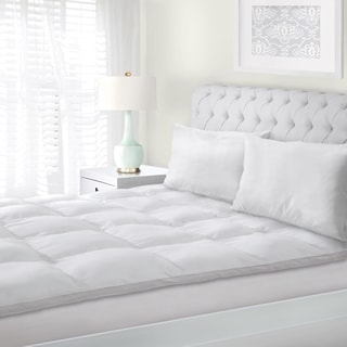 Find Cheap Price All Season Down Alternative Hypoallergenic White Mattress Topper