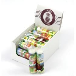 Pure Island Assorted Lip Balm Display Set (Pack of 18)