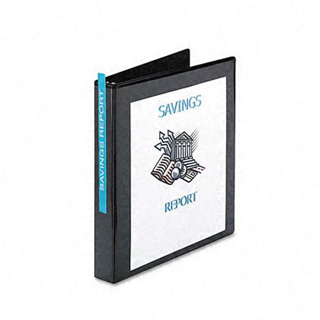 Avery Nonstick 1-Inch Heavy-Duty Black View Binder