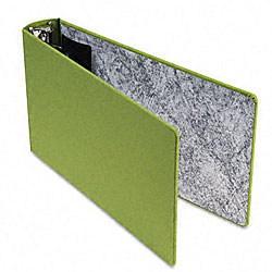 Green Canvas 2-inch Legal 3-ring Binder-Image