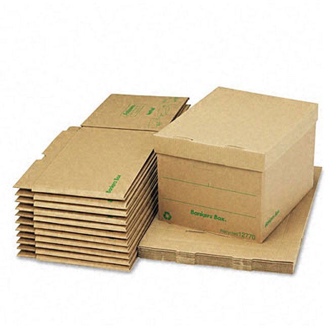 Fellowes Recycled Stor/File Fast Fold Storage Boxes (Pack of 12)