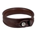 Leather 'Sleek Chic' Bracelet (Thailand)