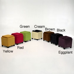 Huge Selection Microfiber Storage Ottoman