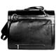 Minalto Flap-closure Leather Laptop Briefcase with Metal Locks