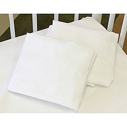 LA Baby Fitted Full Size Crib Sheet-Image