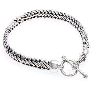 Sterling Silver 'Links of Power' Bracelet (Indonesia)