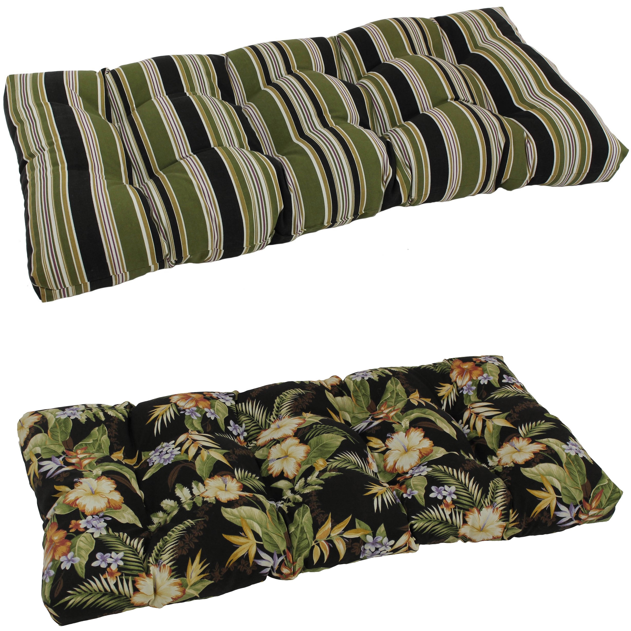 Tufted Outdoor Loveseat/Bench Cushion - Overstock Shopping - Big