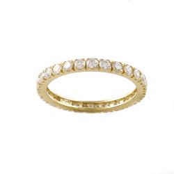 14k Yellow Gold 1ct TDW Diamond Eternity Band