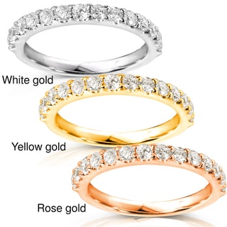 14k White Gold 1/2ct TDW Diamond Wedding Band (G-H, I1-I2)