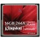 Kingston 16GB Ultimate CompactFlash Card - 266x