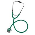 Mabis Healthcare 30-inch Stethoscope with LCD Timepiece in Green