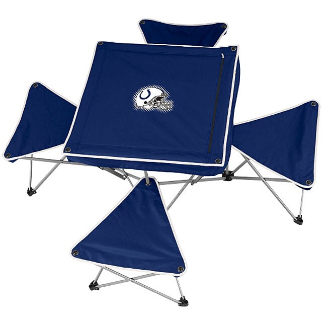 Indianapolis Colts Folding Table and Stool Set
