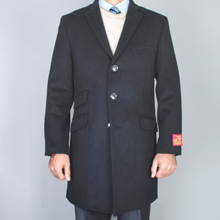 Mantoni Men's Wool and Cashmere Car Coat