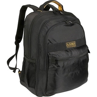A.Saks Expandable Lightweight Nylon 15.6-inch Laptop Backpack