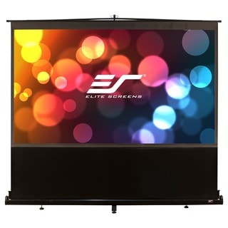Elite Screens F84NWH ezCinema Portable Floor Set Manual Projection Sc