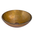 VIGO Branco Glass Vessel Bathroom Sink