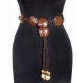 Coconut 'Elephant March' Belt (Thailand)