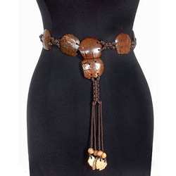 Coconut 'Elephant March' Belt (Thailand)