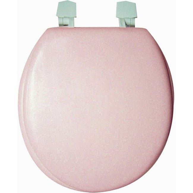 Trimmer Solid Soft Pink Toilet Seat - 11525380 - Overstock Shopping