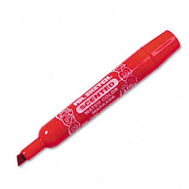 Mr. Sketch Scented Watercolor Red Cherry Marker (Pack of 12