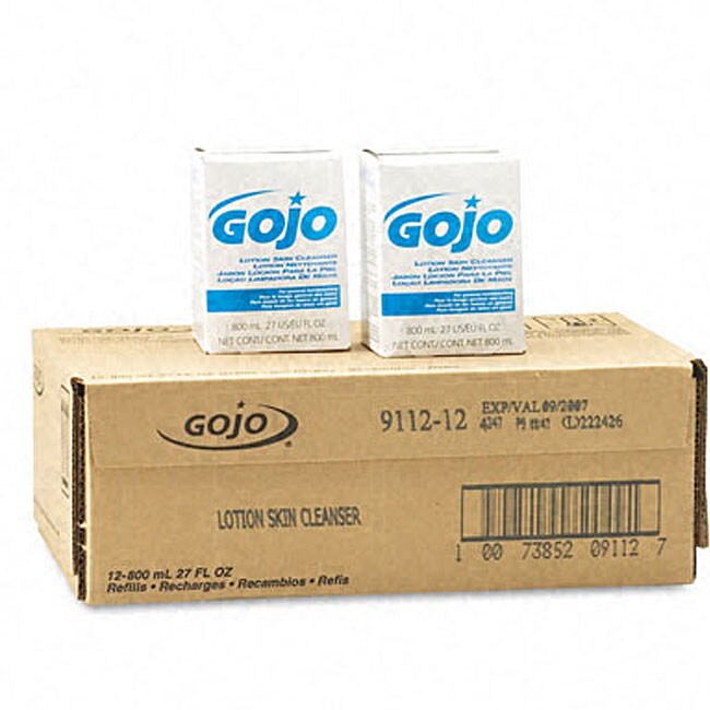 GoJo Lotion Skin Cleanser Refill (Pack of 12) Overstock™ Shopping