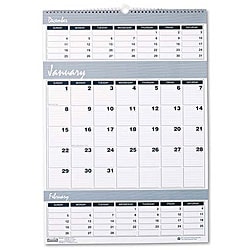 Earthscapes 3 Months per Page Wall Calendar - 11529162 - Overstock.com