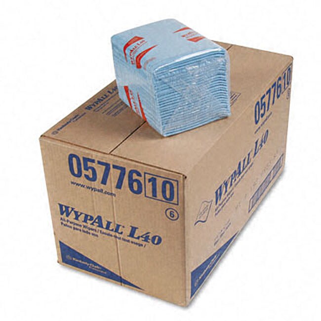Kimberly-Clark WypAll L40 Quarterfold Wipers (Pack of 12)