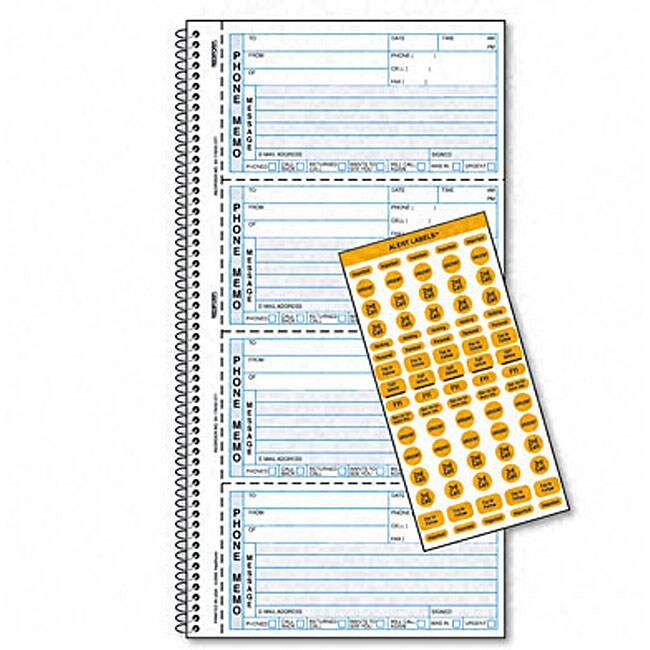 Professional Line Phone Memo Book