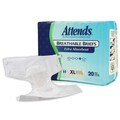 Attends Extra Absorbent X Large Breathable Briefs (Case of 60)