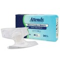 Attends Breathable Medium Extra Absorbent Briefs (Case of 96)