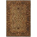 Handmade Heritage Traditional Blue/ Red Wool Rug (5' x 8')