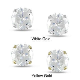 Miadora 14k Gold 3/4ct TDW Round Value Diamond Stud Earrings (J-K, I2-I3)