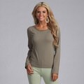 Yogacara Women's Contrast Stitched Neck Top