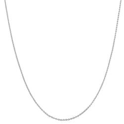 18k White Gold 18-inch Rolo Chain (1 mm)