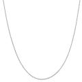 18k White Gold 18-inch Rolo Chain (1 mm)