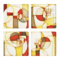 DeRosier 'Outer Reaches I II and Outskirts I II' Art (Set of 4)