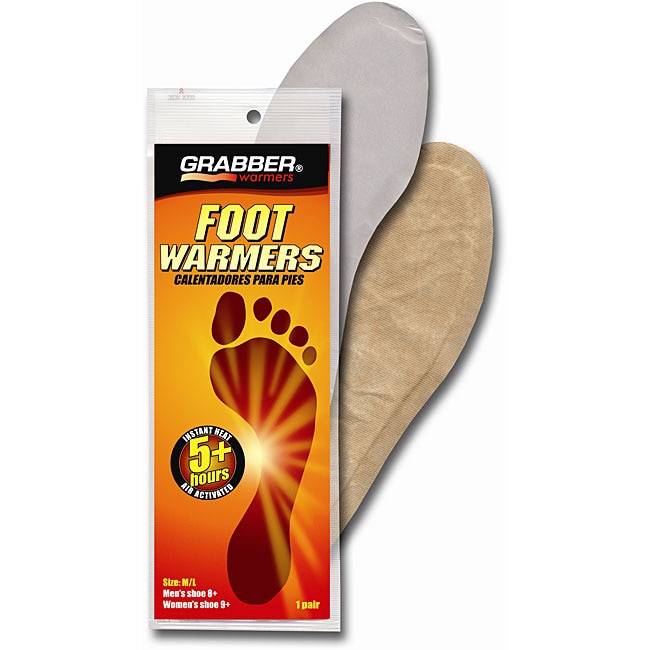 Grabber 5+ Hour Medium/ Large Foot Warmer Insoles (Pack of 30 Pairs) 11572086