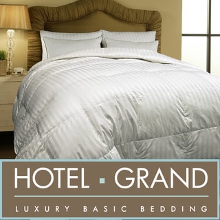 Hotel Grand Oversized 500 Thread Count All-season Siberian White Down Comforter